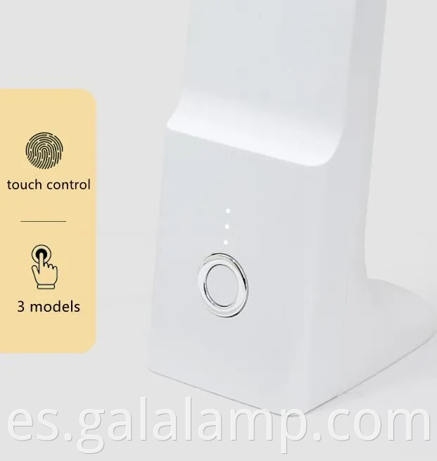 Luz de protección de ojos LED multi funcional, carga plegable, lámpara de escritorio de atenuación